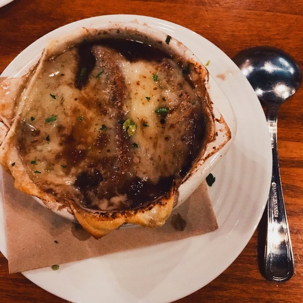 French onion soup is the bomb diggity