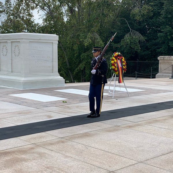 Photo taken at Tomb of the Unknown Soldier by Melanie S. on 10/9/2021