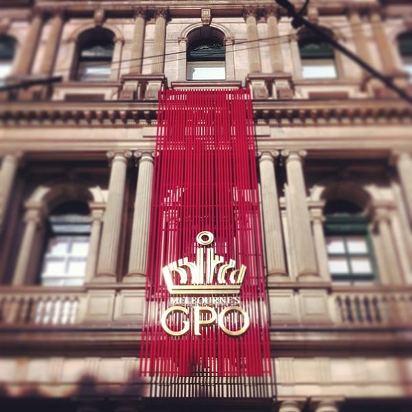 Photo taken at Melbourne&#39;s GPO by Banky B. on 1/15/2013