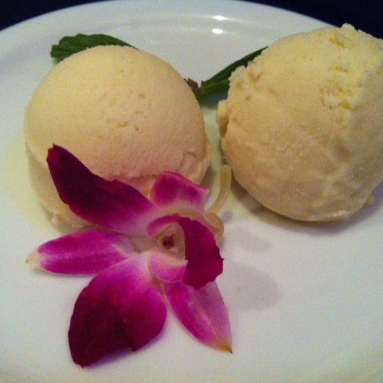 The ice creams are divine! Try a scoop of lemongrass and also banana