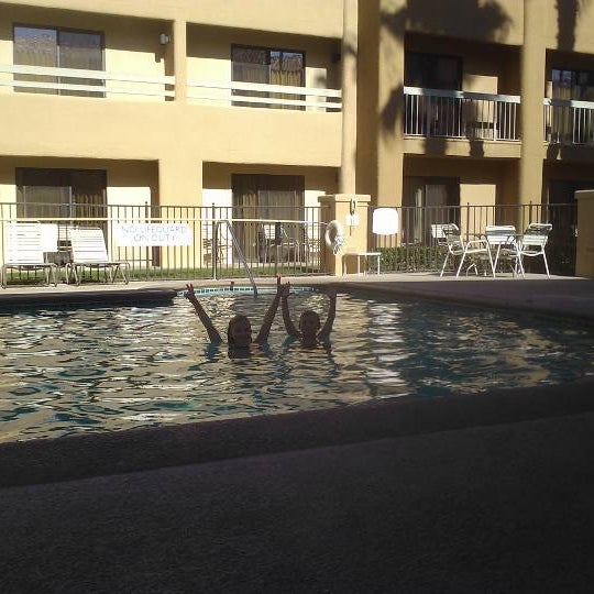 Photo taken at Courtyard by Marriott Palm Springs by Antoine on 8/3/2011