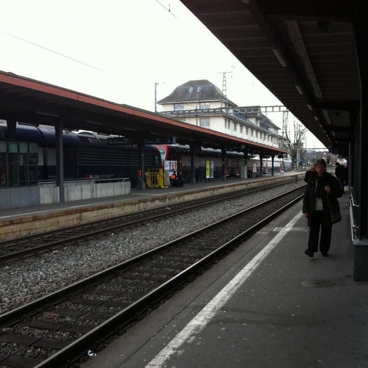 Photo taken at Bahnhof Uster by ©hristian C. on 3/16/2011