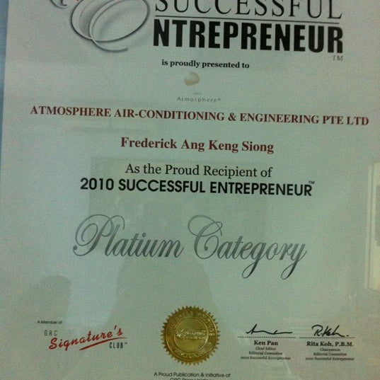 Atmosphere Air Conditioning Engineering Pte Ltd