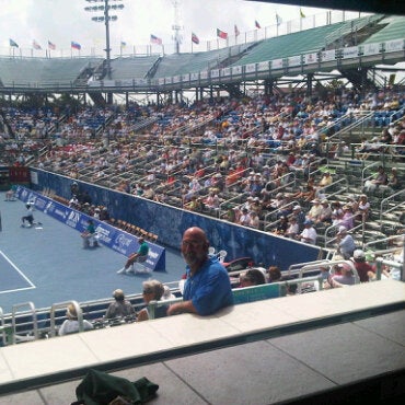 Photo taken at Delray Beach International Tennis Championships (ITC) by Marlena H. on 5/5/2011
