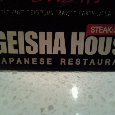 Photo taken at Geisha House Steak &amp; Sushi by Eboni A. on 1/27/2012