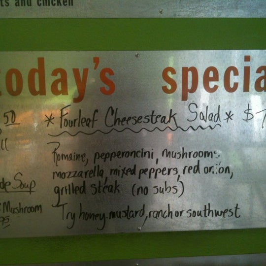 Photo taken at Fourleaf Chopped Salads by Kimbirly O. on 11/21/2011