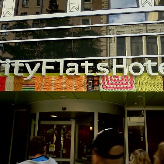 Photo taken at CityFlats Hotel by Chad B. on 9/24/2011