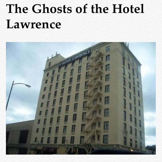 6/25/2012 tarihinde Tristan S.ziyaretçi tarafından Hotel Lawrence'de çekilen fotoğraf