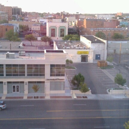 Photo taken at Courtyard Pueblo Downtown by Gloria P. on 8/5/2012