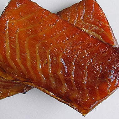 Try the Smoked Salmon Candy: These thin salmon slabs are brined in brown sugar, maple syrup and salt overnight and then basted with honey right as it enters its four-hour oak and maple wood smoking.
