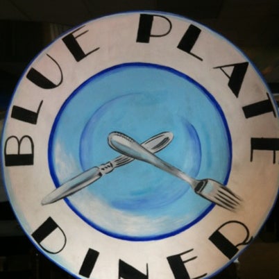 Photo taken at Blue Plate Diner by Mary D. on 7/29/2012