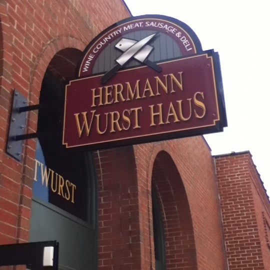 Photo taken at Hermann Wurst Haus by Robert H. on 3/24/2012