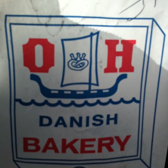 Photo taken at O&amp;H Danish Bakery by Santiago B. on 10/3/2011