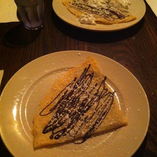 Photo taken at Yorkville Creperie by Jared M. on 7/15/2012
