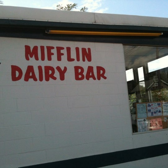 Mifflin Dairy Bar Ice Cream Shop in Mifflin