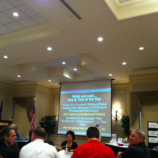 Photo taken at Portland Sheraton at Sable Oaks by Denise R. on 4/12/2012