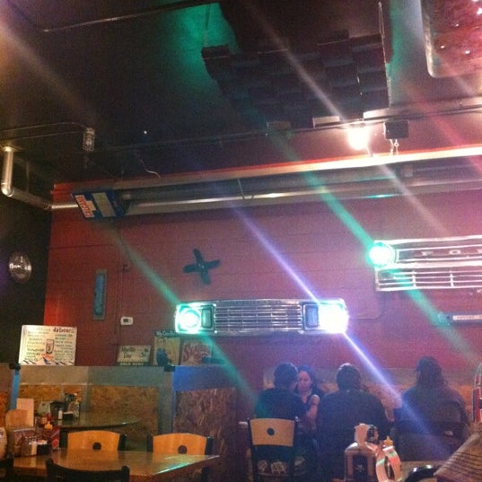 Photo taken at Garage Soup Shack &amp; Mesquite Grill by Elizabeth A. on 3/29/2012