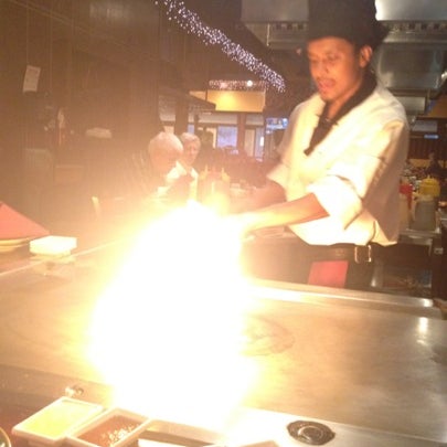 Photo taken at Sakura Japanese Steak &amp; Seafood House by Olivia T. on 7/23/2012