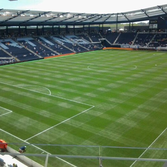 Photo taken at Victory Suite at Children&#39;s Mercy Park by Mary T. on 5/27/2012