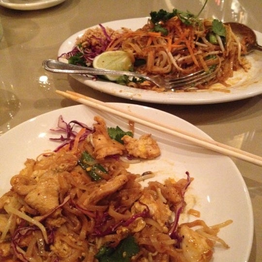 Photo taken at Amarin Thai Restaurant by Jeremy B. on 3/14/2012