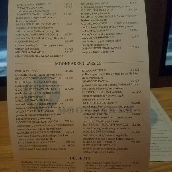 Снимок сделан в Moonraker Restaurant пользователем Gabi K. 9/28/2020