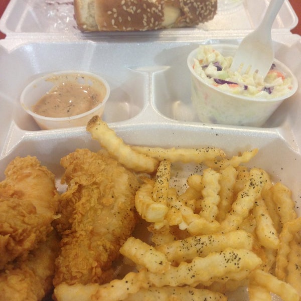 Photo taken at Raising Cane&#39;s Chicken Fingers by Aarti A. on 1/15/2013