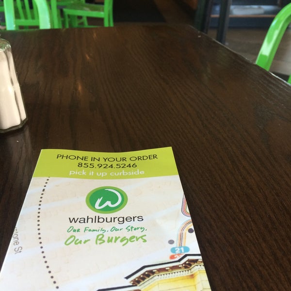 Photo taken at Wahlburgers by Michael C. on 9/21/2015