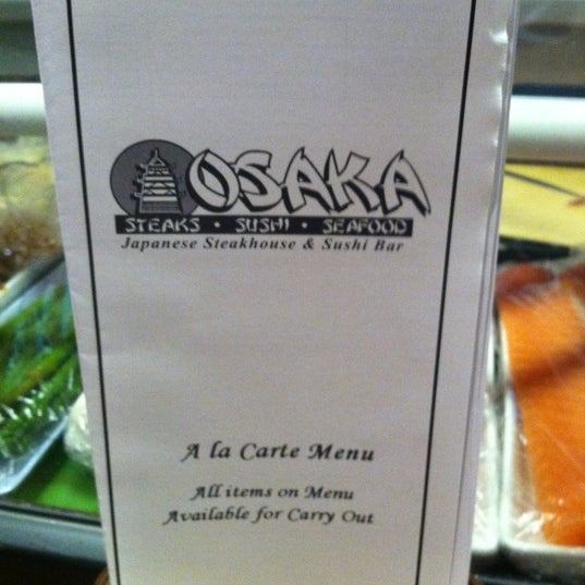 11/25/2012にJessica B.がOsaka Japanese Steakhouse &amp; Sushi Barで撮った写真