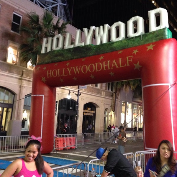 Photo taken at Hollywood Half Marathon &amp; 5k / 10k by Sean C. on 4/5/2014