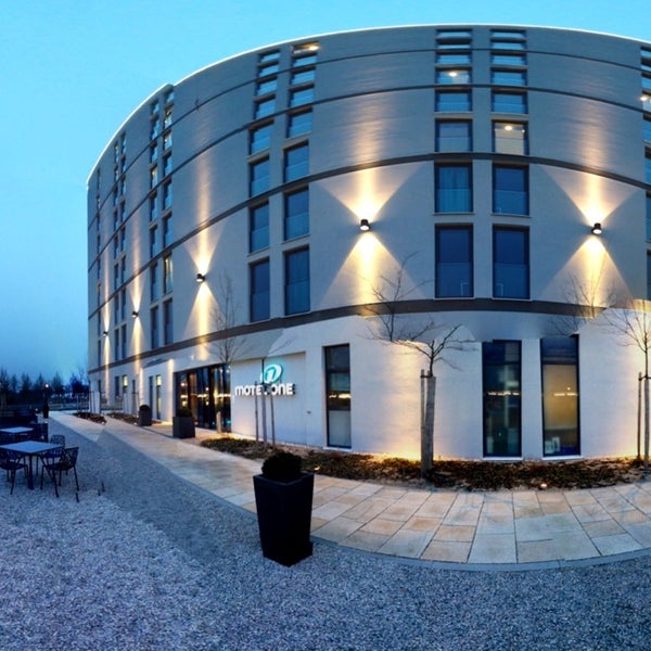 Photo taken at Motel One München-Garching by Nils W. on 4/8/2013