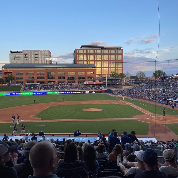Photo taken at Durham Bulls Athletic Park by Stephanie S. on 4/12/2022