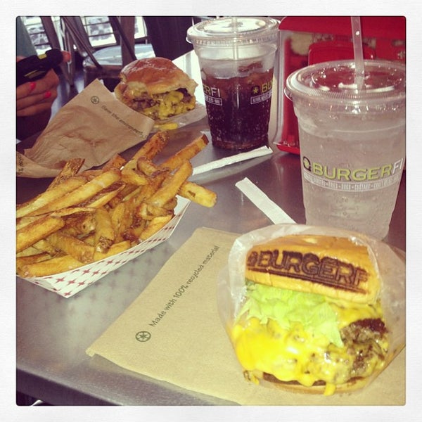 Photo taken at BurgerFi by Grace B. on 8/5/2013