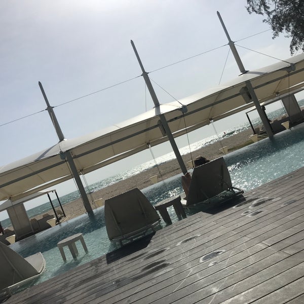 Photo taken at XANA Beach Club by Oliver on 8/5/2018