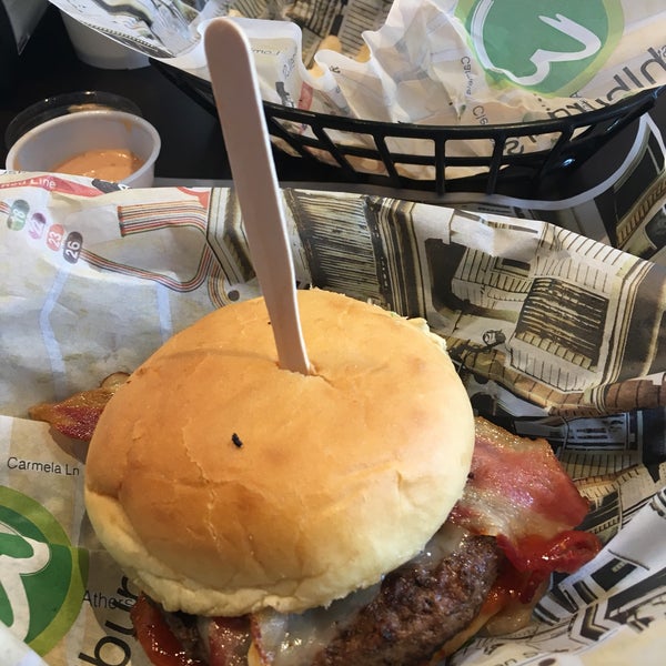 Photo taken at Wahlburgers by Katherine K. on 7/15/2017