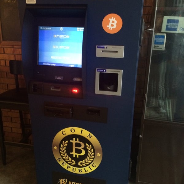 There's a bitcoin ATM here!