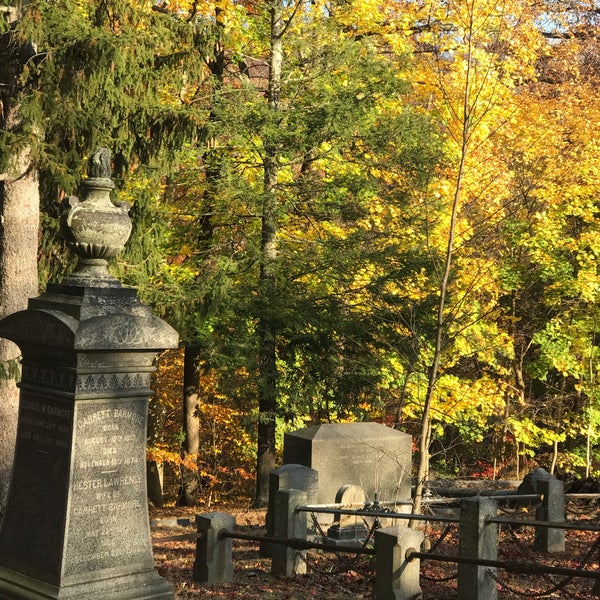 Photo taken at Sleepy Hollow Cemetery by Felicia M. on 11/2/2019