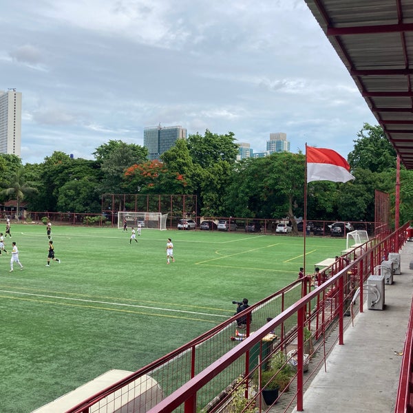 Lapangan Bola Kayu Putih Soccer Field in Jakarta