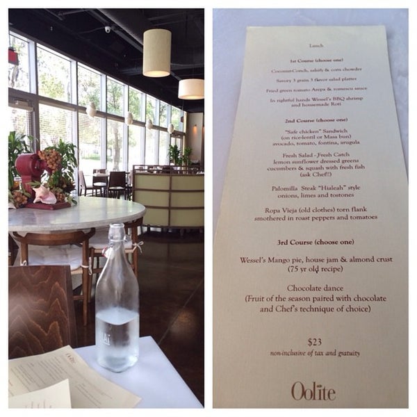 Das Foto wurde bei Oolite Restaurant &amp; Bar von Eleanor(wokstar) H. am 8/30/2014 aufgenommen
