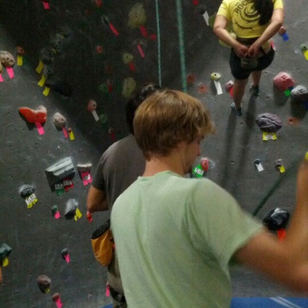 Photo taken at Brooklyn Boulders by Larry M. on 10/2/2012