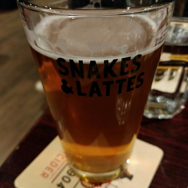 Photo taken at Snakes &amp; Lattes by Peter S. on 3/10/2018