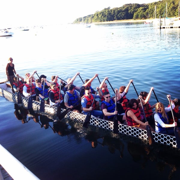 Teams practicing at the Harborfront for the Port Jeff Dragon Boat Race Festival, Saturday, 9/20. Looking forward to this event, it's gonna be a lot of fun!!