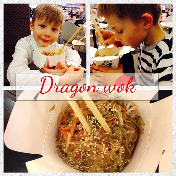 รูปภาพถ่ายที่ Dragon Wok โดย Natalia K. เมื่อ 5/11/2014