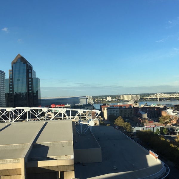 Photo taken at Louisville Marriott Downtown by Clayton P. on 10/6/2015