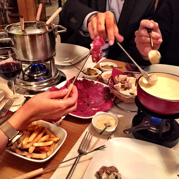 Photo taken at Crépe &amp; Fondue by Secil on 1/19/2015