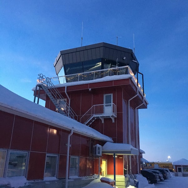 Photo taken at Kiruna Airport (KRN) by Mattias W. on 12/31/2017