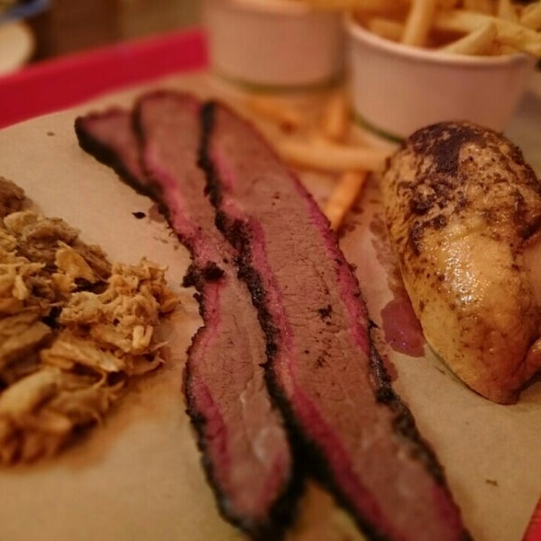 Photo taken at Fancy Hank&#39;s Barbecue Restaurant by Andrew S. on 8/7/2015