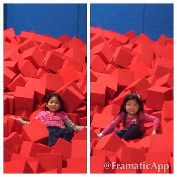 Photo taken at Bounce Trampoline Sports by kat p. on 2/23/2014