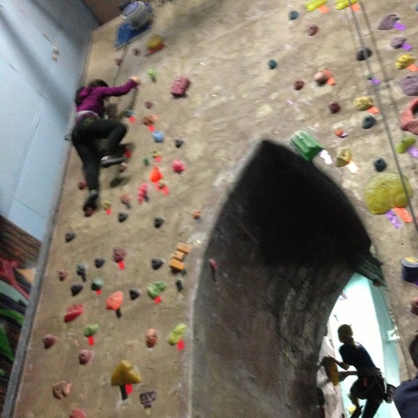 Photo taken at Brooklyn Boulders by Benny W. on 1/12/2013
