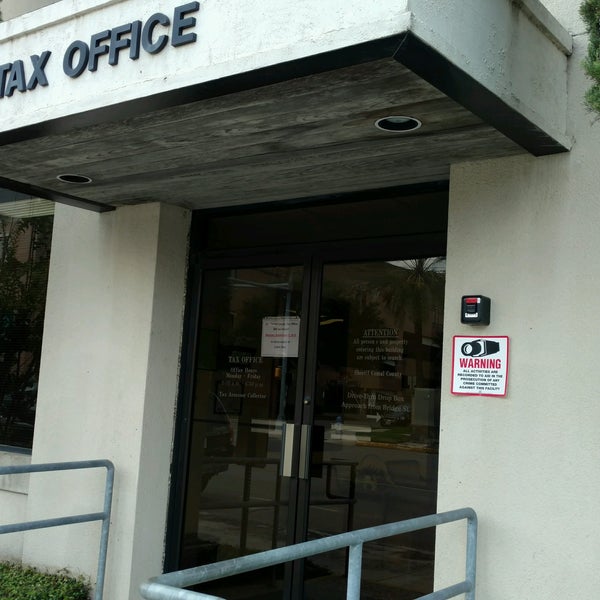 Comal County Tax Assessor Government Building In Downtown