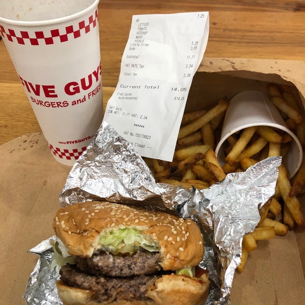 Photo taken at Five Guys by Alain on 1/27/2020